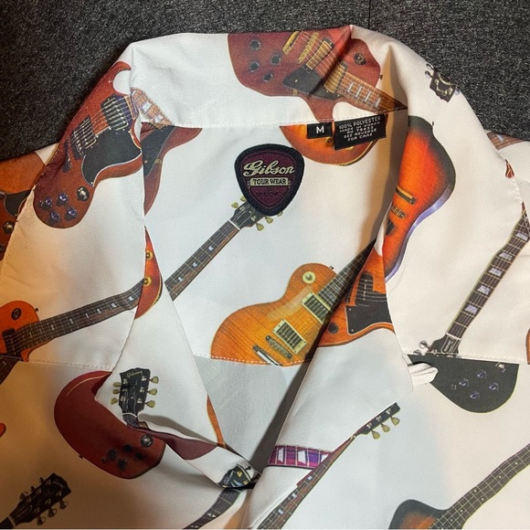 Gibson Guitar Tour Shirt Men’s Size Medium. Button up. Classic. Music. - Picture 4 of 11